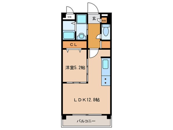 グランブルーⅡの物件間取画像